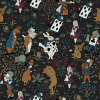 ALICE IN WONDERLAND Wallpaper - Noir