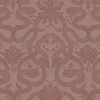 ANACONDA Traditional Wallpaper - Dusky Pink