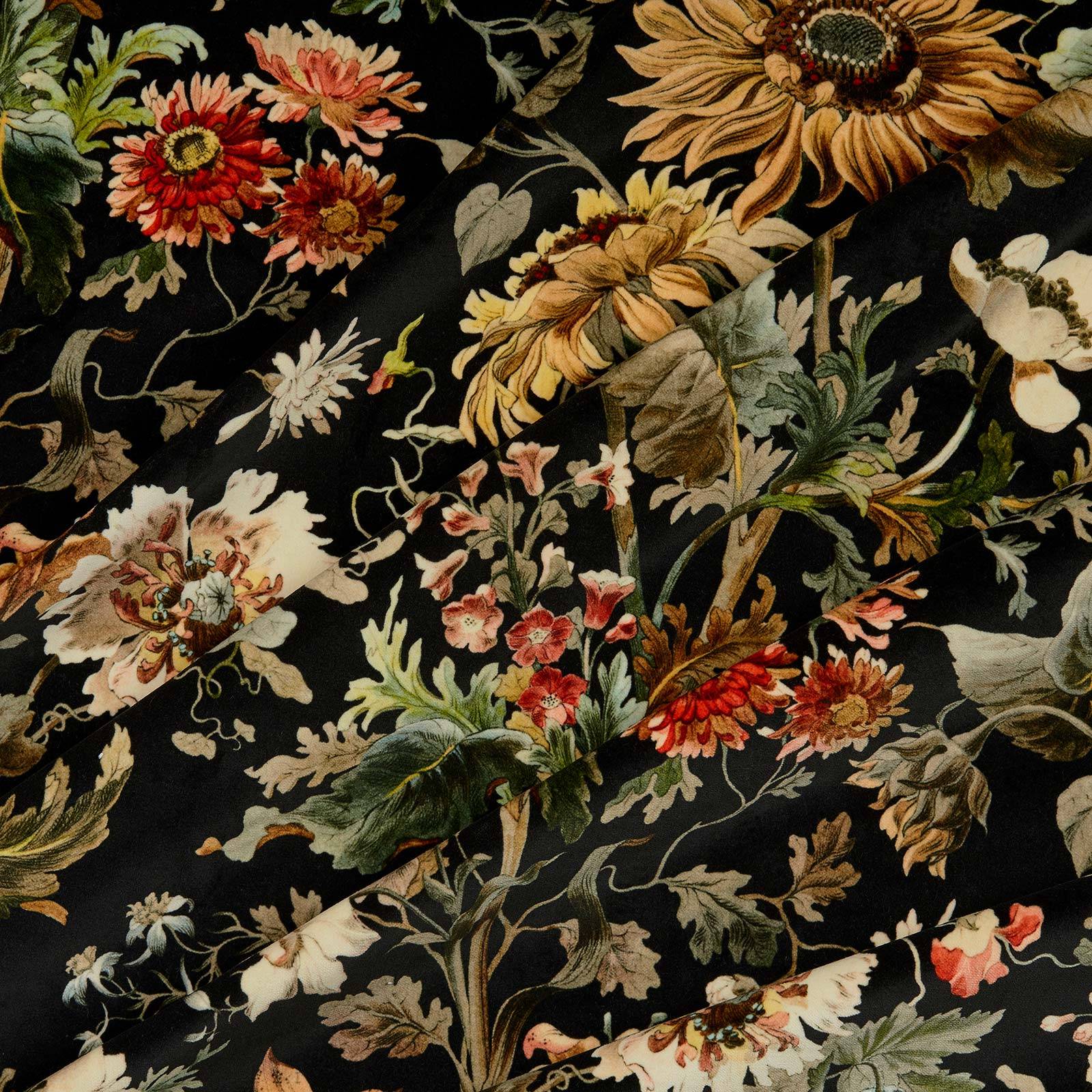 AVALON Velvet Curtain - Noir