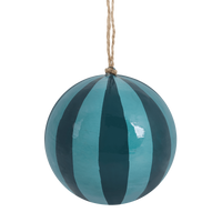 ARTIST'S STRIPE Bauble - Blue