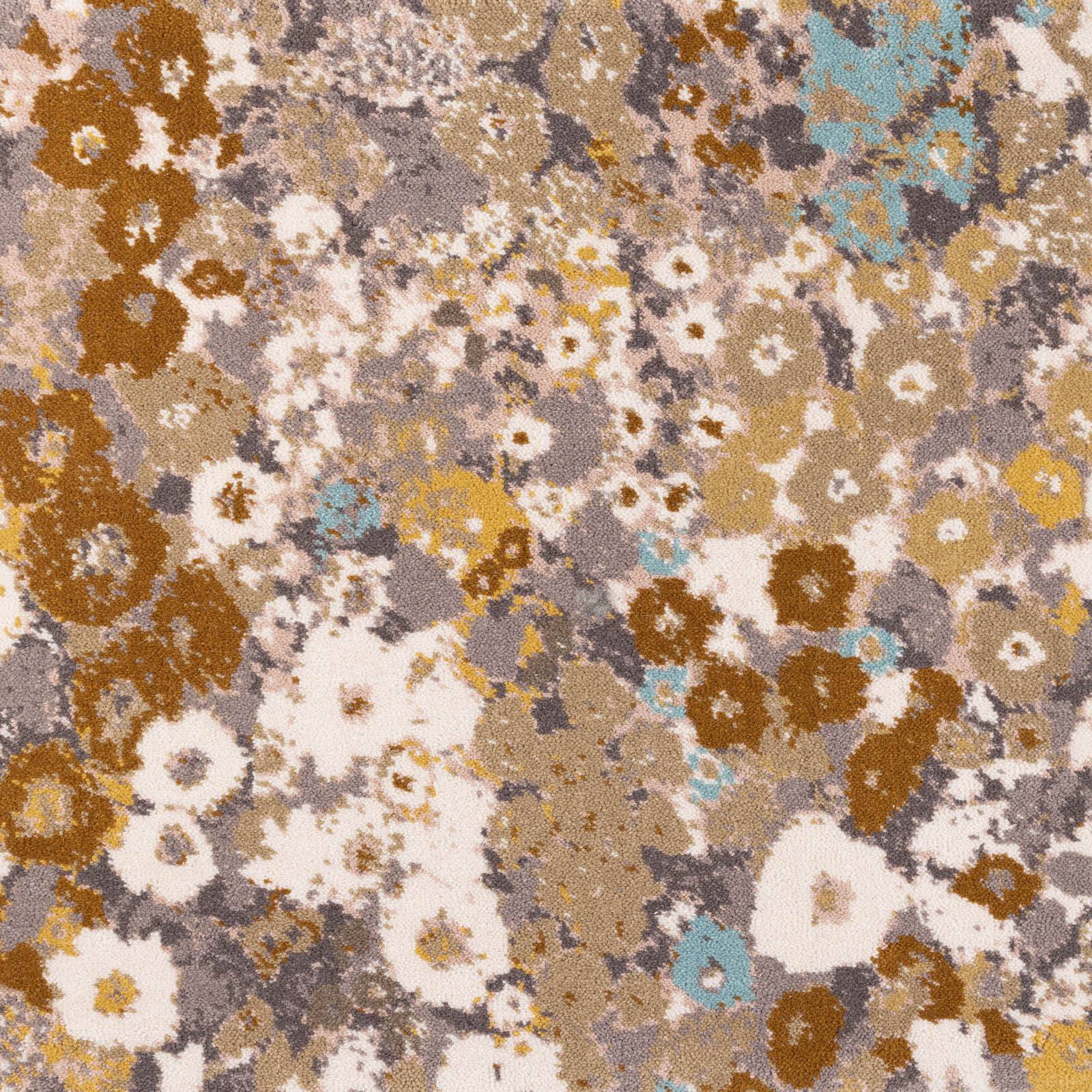 HOLLYHOCKS Runner - Flax