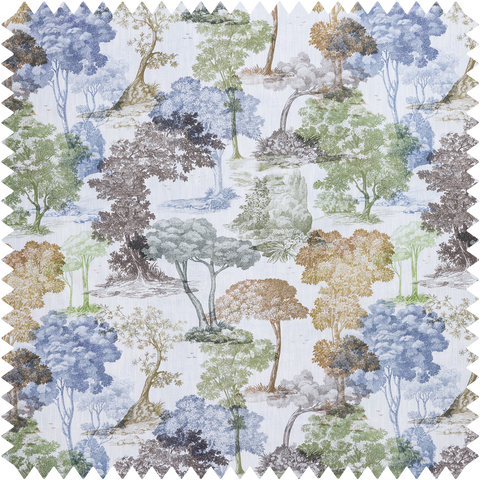 DENDROPHILIA Cotton Linen - Delphinium Sample