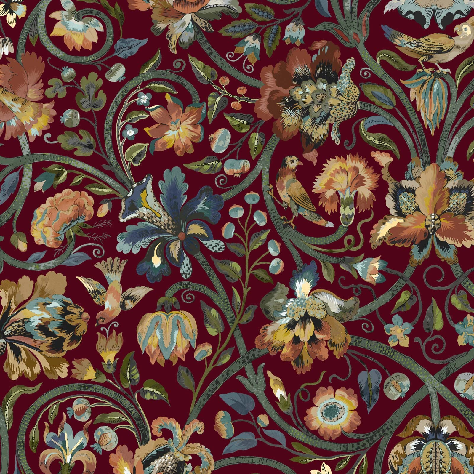 GAIA Wallpaper - Vermillion