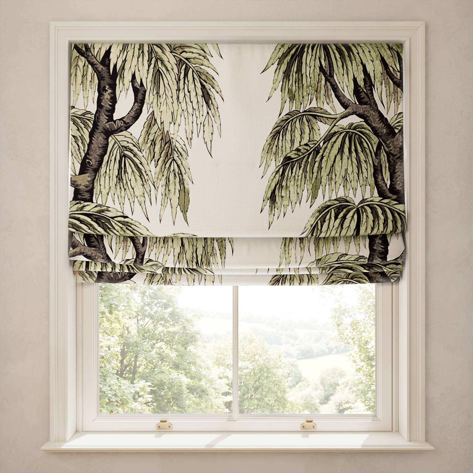 BABYLON Cotton Linen Blind - Papyrus Willow