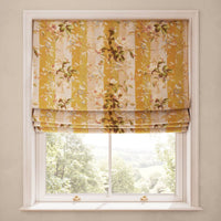 RAINBOW ROSE Cotton Linen Blind - Dusk Stripe