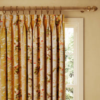 RAINBOW ROSE Cotton Linen Curtain - Dusk Stripe