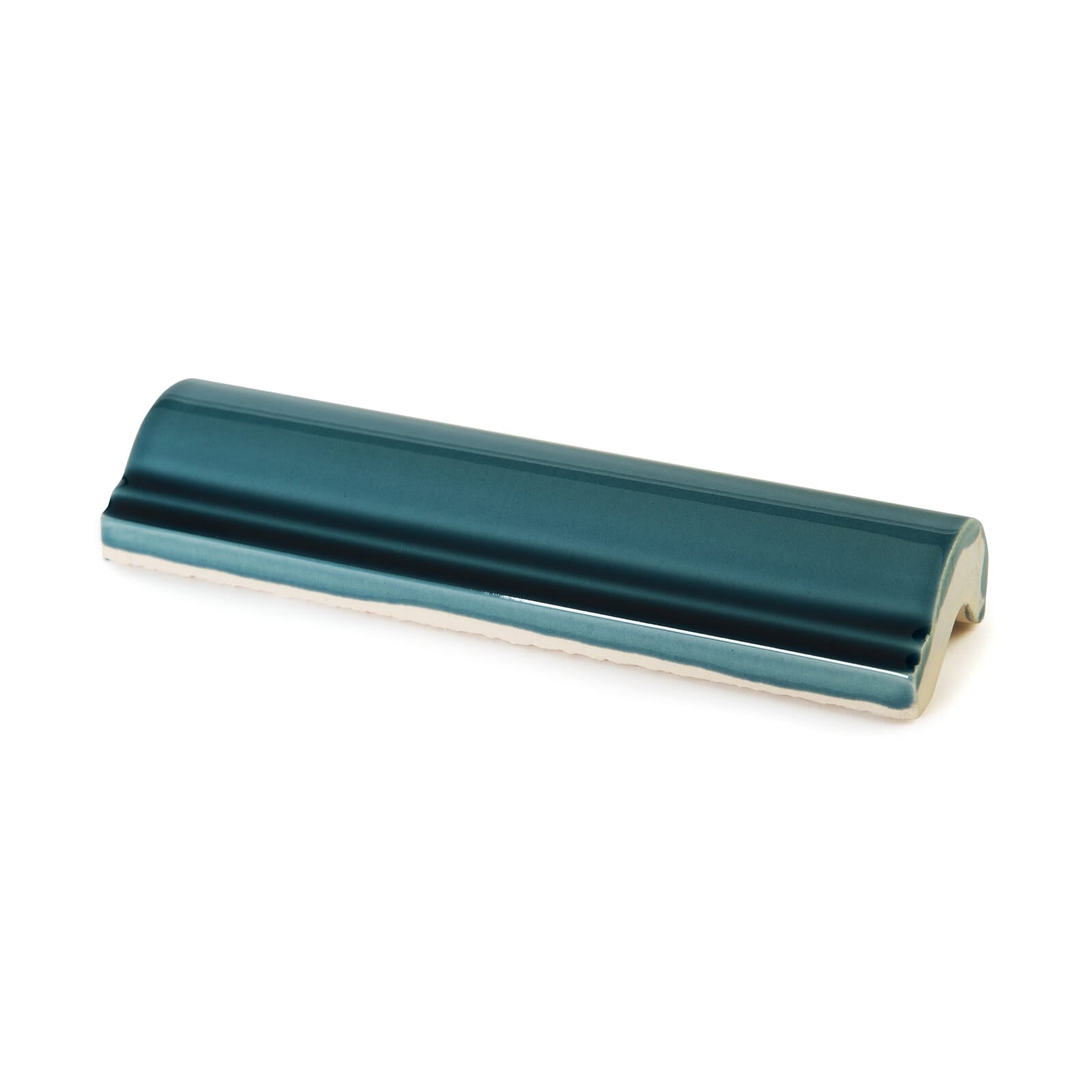 a blue and white rectangular object