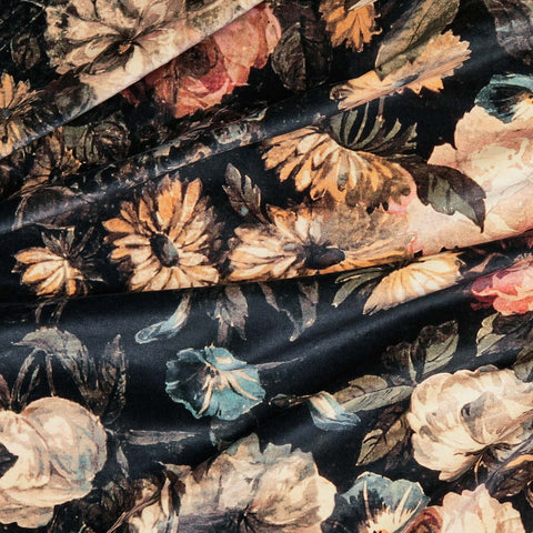 MIDNIGHT GARDEN Velvet Blind - Multi secondary image