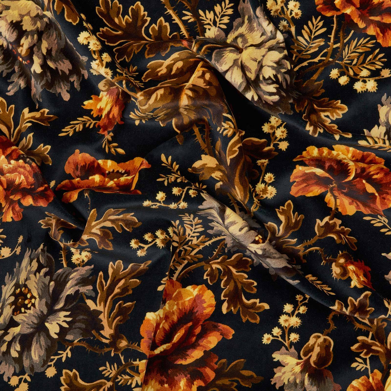 OPIA Velvet Curtain - Midnight
