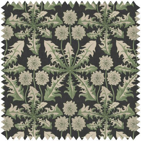 TARAXA Cotton Linen - Noir Sample