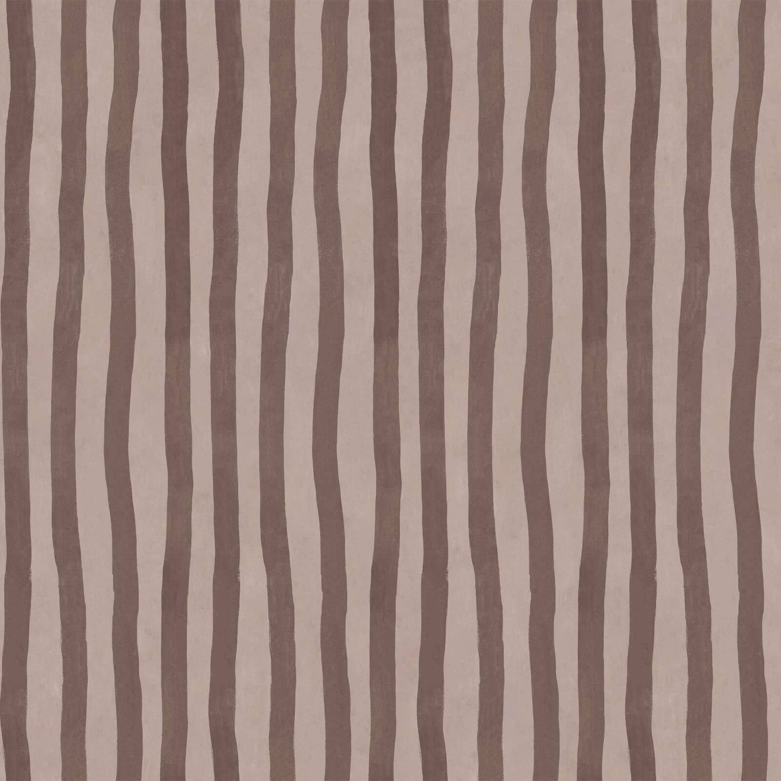 ARTIST'S STRIPE Wallpaper - Carnelian