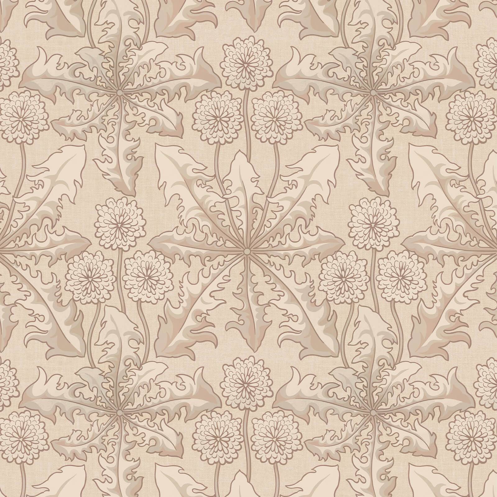 a pattern of flowers on a fabric surface