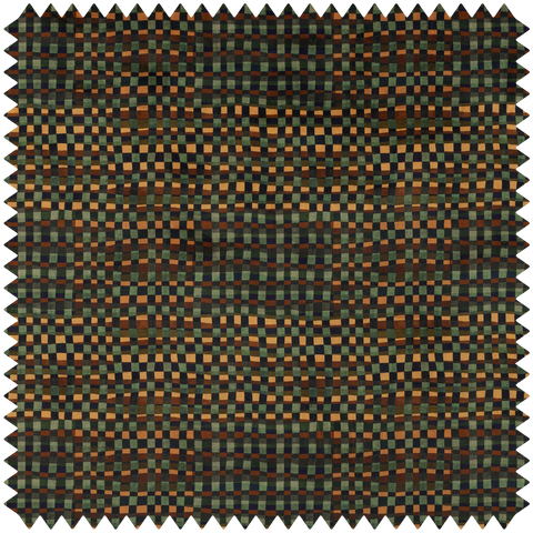 MARTELLO CHECK Velvet - Bark Sample