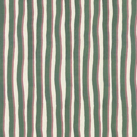 ARTIST'S SHADOW STRIPE Wallpaper - Hedera & Hosta Sample