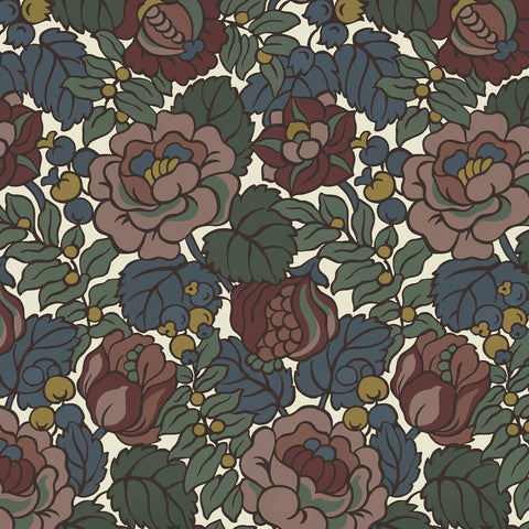 NAVARINO Wallpaper - Carnelian Sample