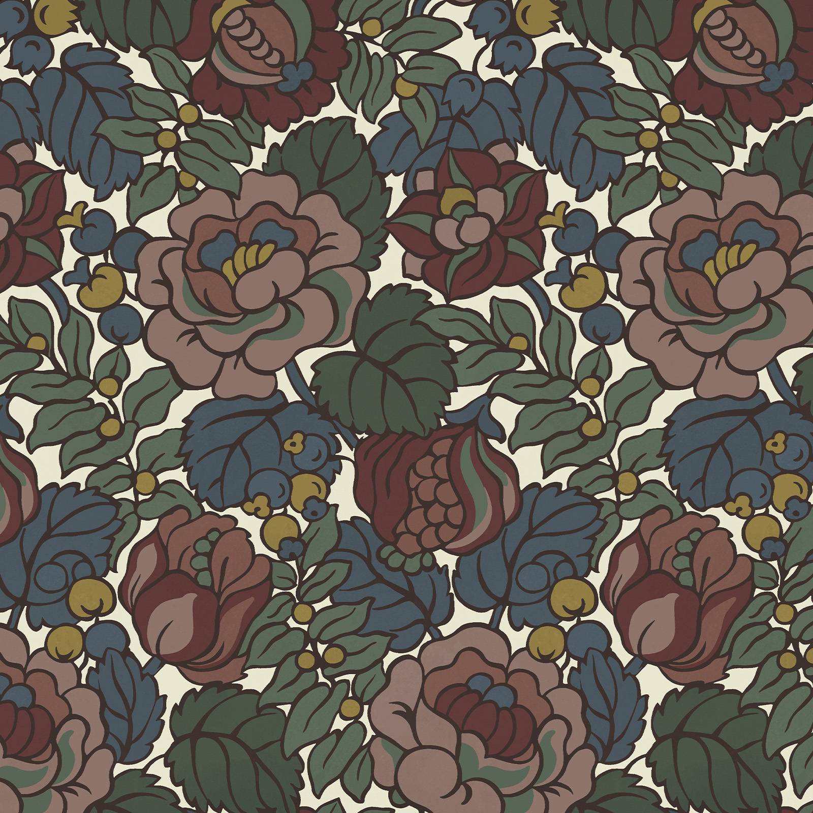 NAVARINO Wallpaper - Carnelian
