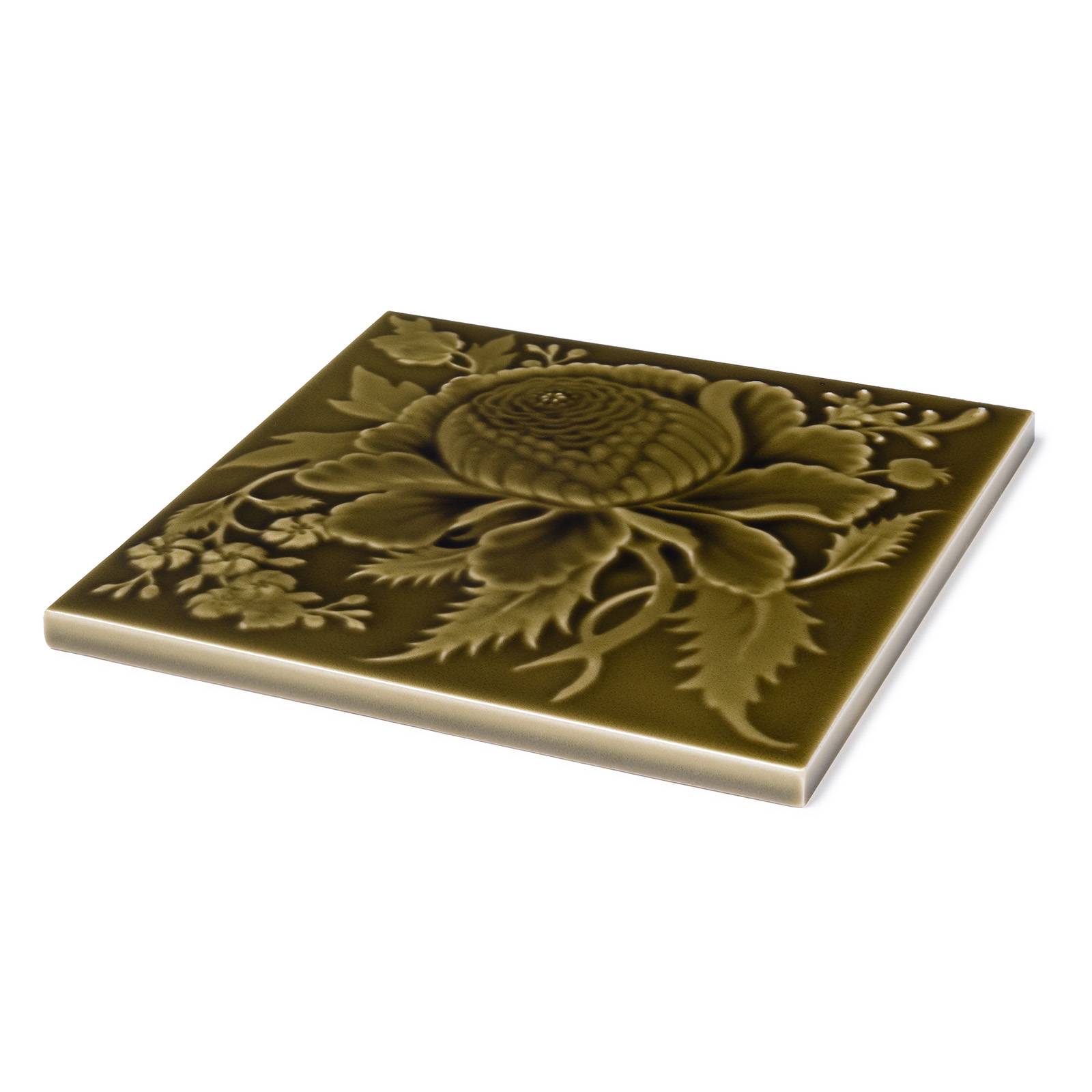 ARTEMIS ROSE Relief Tile - Moss